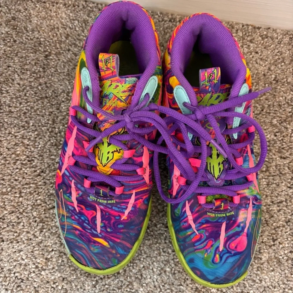 Puma MB.03 LaMelo Ball “Be You” Kids Size 3 Multicolor Basketball Shoes Rare